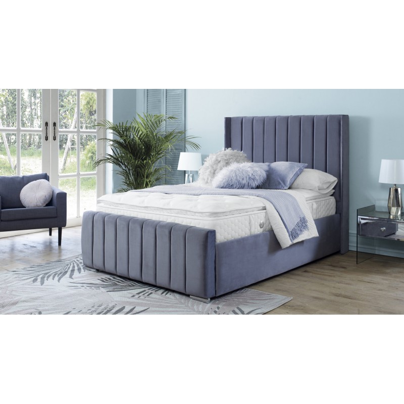 Araz Velvet Steel 3ft Bed